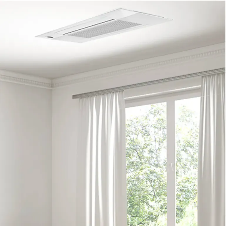 mrcool diy® 5th gen outtasight® 12k btu ceiling cassette
