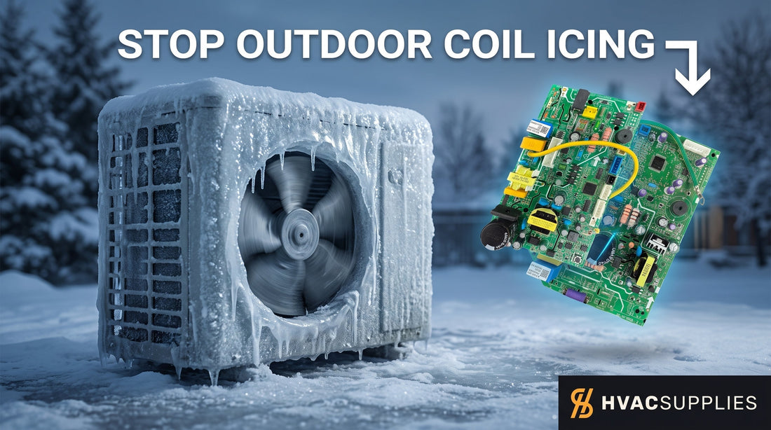 Stop Outdoor Coil Icing Finding the Right Heat Pump Defrost Control Board Replacement for Winter