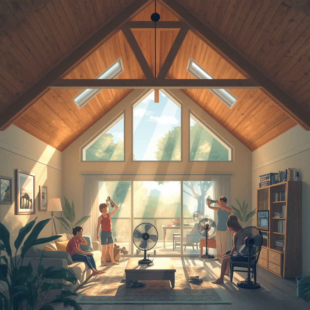 Summer Cooling Issues in Homes with Vaulted Ceilings