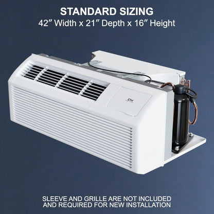 Cooper&Hunter 12,000 BTU Smart PTAC With Heat Pump - PTHP Heating And Cooling R32 - CH-PTW-12HPGF