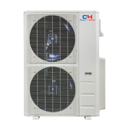 Cooper&Hunter 2-Zone Ducted Mini Split AC & Heat Pump 48000 BTU (18K+18K), Slim Duct Units, 230V