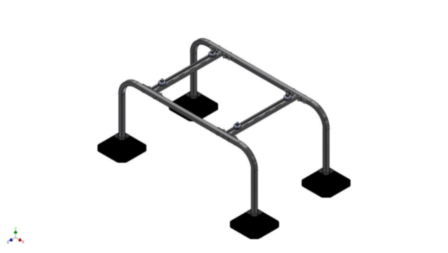Stand, Single High, 24 in WD, 16 in LG, 18 in HT