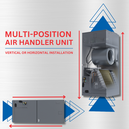 Cooper&Hunter Ducted High Efficiency Multi-position Air Handler Mini Split AC Indoor Unit – 18000 BTU