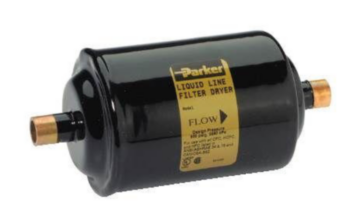 Filter Dryer, Liquid Line, 0.5 in, Sweat, 8 in3, Steel