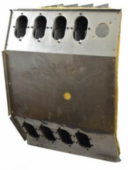 Service Heat Exchanger Assembly, 4 Cell, 21 in, SS