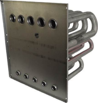 Heat Exchanger Assembly, 4 Cell, 17.5 in