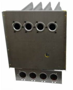 Heat Exchanger Assembly, 3 Cell, 14 in