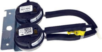 Pressure Switch, 2-Stage, Air, -0.17/-0.7 in wc