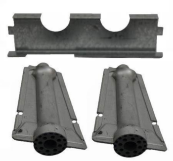 Rack Assembly, 2 Cell, Burn