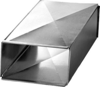 HVAC Duct, Crossbroke, 60 in LG, 18 in WD, 8 in HT