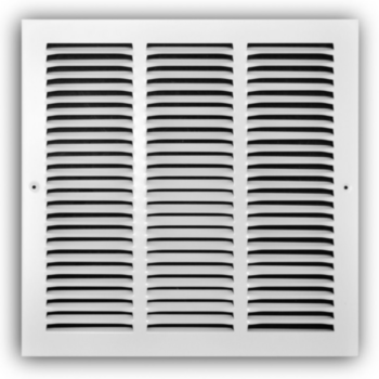 Filter Grille, Stamped Face Return Air, 0.5 in Blade Spacing