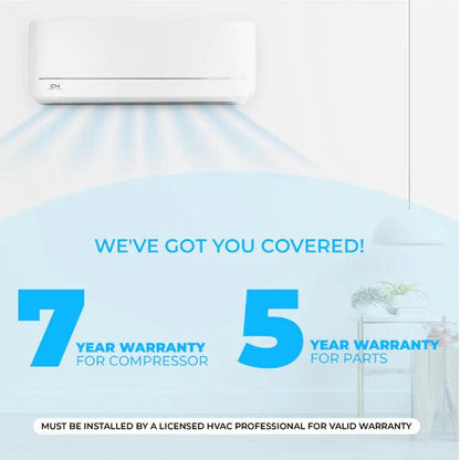 Cooper&Hunter 18,000 BTU Olivia Hyper Single Zone Wall Mount Minisplit Heat Pump System R454B 230V