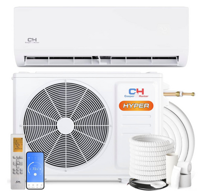 Cooper&Hunter 18,000 BTU Olivia Hyper Single Zone Wall Mount Minisplit Heat Pump System R454B 230V