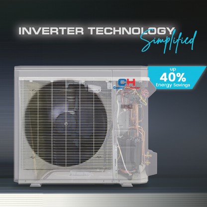 Olmo Sierra 5-Zone Ductless Mini Split AC & Heat Pump 42000 BTU (9K+12K+12K+12K+12K), Wall Mount Units, 230V