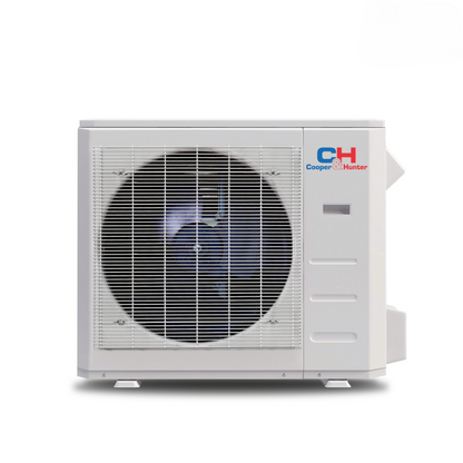 Cooper&Hunter 2-Zone Ductless Mini Split AC & Heat Pump 28000 BTU (18K+18K), One-Way Cassette Units, 230V - R410A