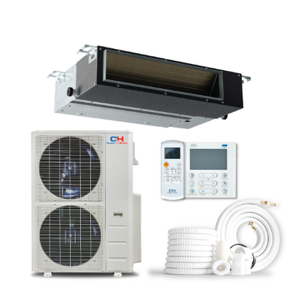Cooper&Hunter 36,000 BTU Single Zone Slim Duct Ducted Minisplit Heat Pump System R454B 230V