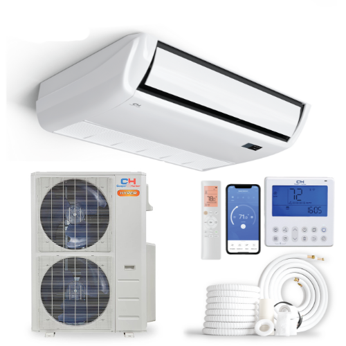 Cooper&Hunter 48,000 BTU Hyper Single Zone Universal Floor/Ceiling Minisplit Heat Pump System R454B 230V