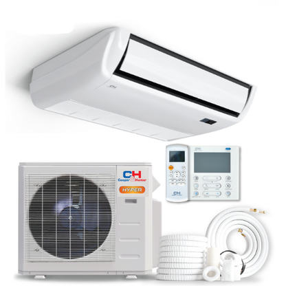 Cooper&Hunter 18,000 BTU Hyper Single Zone Universal Floor/Ceiling Minisplit Heat Pump System R454B 230V