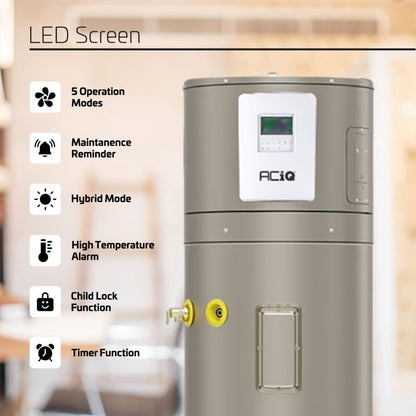ACiQ Electric Residential Hybrid Heat Pump Water Heater - ACiQ-80G-HP-WH