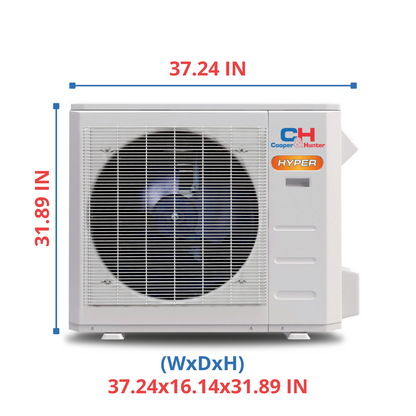 Cooper&Hunter 24,000 BTU Olivia Hyper Single Zone Wall Mount Minisplit Heat Pump System R454B 230V