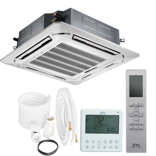 Cooper&Hunter Ceiling Cassette Ductless Mini Split AC Indoor Unit – 9000 BTU