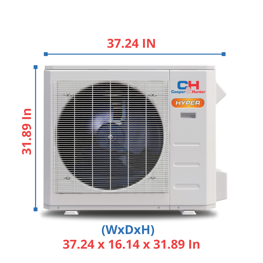 Cooper&Hunter Hyper Multi-Zone R454B Outdoor Condenser 28,000 BTU (2.33 Ton)