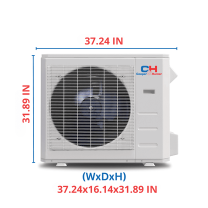 Cooper&Hunter 30,000 BTU Astoria Single Zone Wall Mount Minisplit Heat Pump System R410A 230V