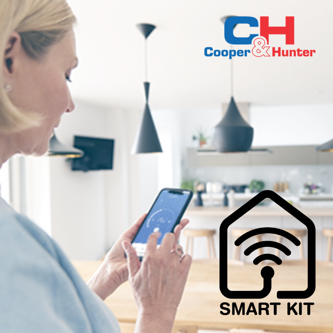 Cooper&Hunter Ducted High Efficiency Multi-position Air Handler Mini Split AC Indoor Unit – 18000 BTU