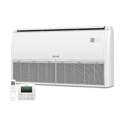 Bravo 2-Zone Ductless Mini Split AC & Heat Pump 24000 BTU (12K+18K), Universal Floor Ceiling Units, 230V