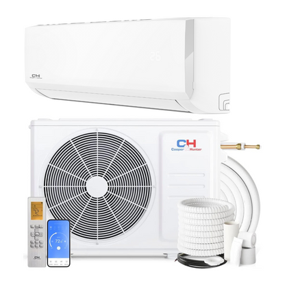 Cooper&Hunter 18,000 BTU Olivia Single Zone Wall Mount Minisplit Heat Pump System R454B 230V