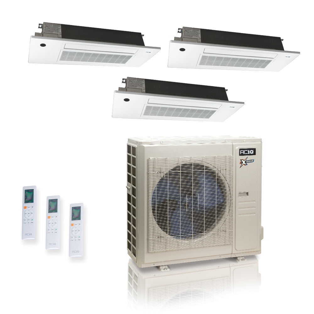 ACIQ Extreme Series 3-Zone Ductless Mini Split AC & Heat Pump 36000 BT ...