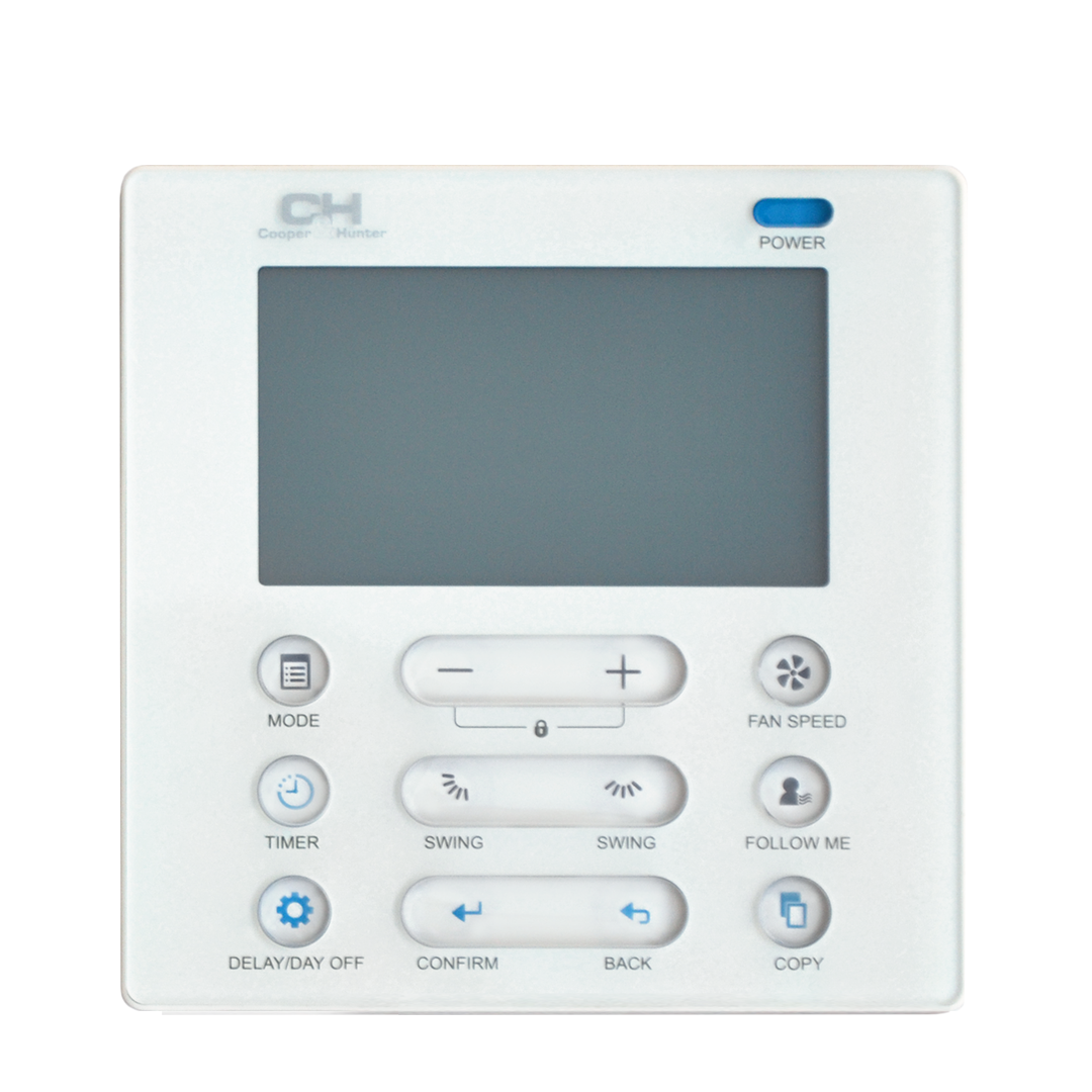 Cooper&Hunter 2-Zone Ducted Mini Split AC & Heat Pump 28000 BTU (9K+9K), Slim Duct Units, 230V - R410A