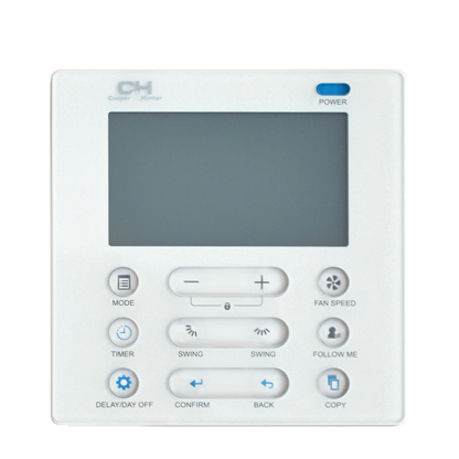 Cooper&Hunter 2-Zone Ducted Mini Split AC & Heat Pump 28000 BTU (9K+9K), Slim Duct Units, 230V - R410A