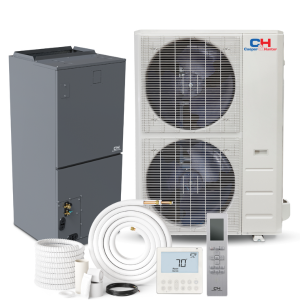 Cooper&Hunter 60,000 BTU High Efficiency Multi Position Air Handler Unit Ducted Heat Pump Split System R410A 230V