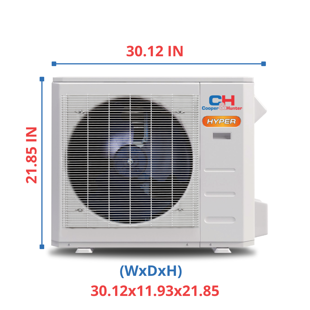 Cooper&Hunter 6,000 BTU Olivia Hyper Single Zone Wall Mount Minisplit Heat Pump System R454B 230V