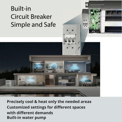Cooper&Hunter One-way Ceiling Cassette Ductless Mini Split AC Indoor Unit – 18000 BTU