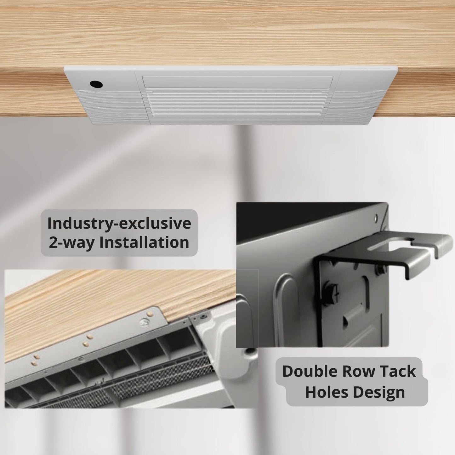 Cooper&Hunter One-way Ceiling Cassette Ductless Mini Split AC Indoor Unit – 6,000 BTU | R410A