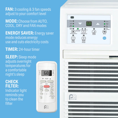 Perfect Aire | Perfect Aire 12,000 BTU Thru-the-Wall Air Conditioner 230V (R32), DOE | 
12,000 BTU Thru-the-Wall Air Conditioner
With the air this cool and comfortable, you just might wan