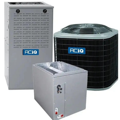 ACIQ 2 Ton 15 SEER2 80% AFUE 88,000 BTU ACIQ Gas Furnace and Heat Pump System - Multi-Positional | R454B