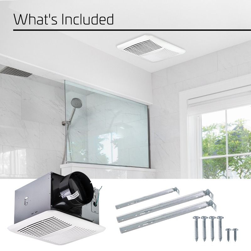 ACIQ 80 CFM 0.4 Sones ACiQ Select Bathroom Exhaust Fan