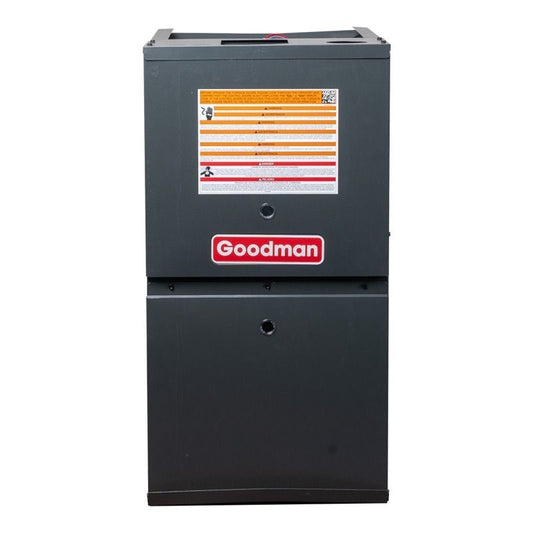 Goodman 80% 80,000 BTU Variable Speed Two Stage Low NOx Gas Furnace | 17.5" Width | Downflow / Horizontal
