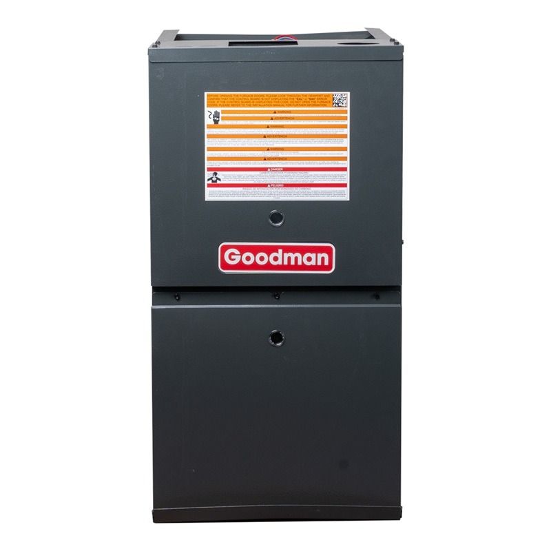 Goodman 1.5 Ton 13.8 SEER2 80% AFUE 60,000 BTU Gas Furnace and R32 Air Conditioner System - Downflow/Horizontal