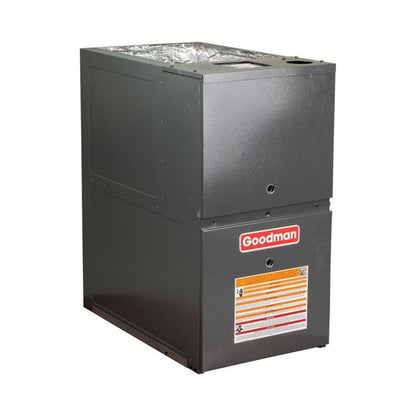 Goodman 40,000 BTU 80% AFUE Single Stage Ultra-Low NOx Gas Furnace | 14" Width | Upflow / Horizontal