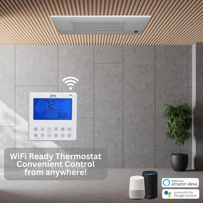 Cooper&Hunter 12,000 BTU Hyper Single Zone One-Way Cassette Minisplit Heat Pump System R454B 230V