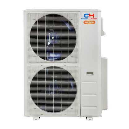 Cooper&Hunter Hyper 6-Zone Ducted Mini Split AC & Heat Pump 48000 BTU (6K+6K+6K+6K+6K+6K), Slim Duct Units, 230V