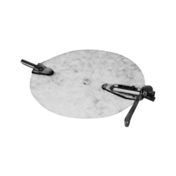 Duct Damper, Regular, 14 in Dia, Galv Steel