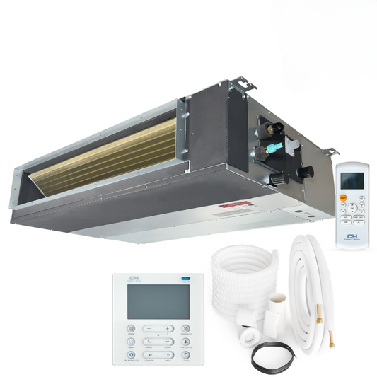Cooper&Hunter Slim Duct Ducted Mini Split AC Indoor Unit – 9,000 BTU | R410A