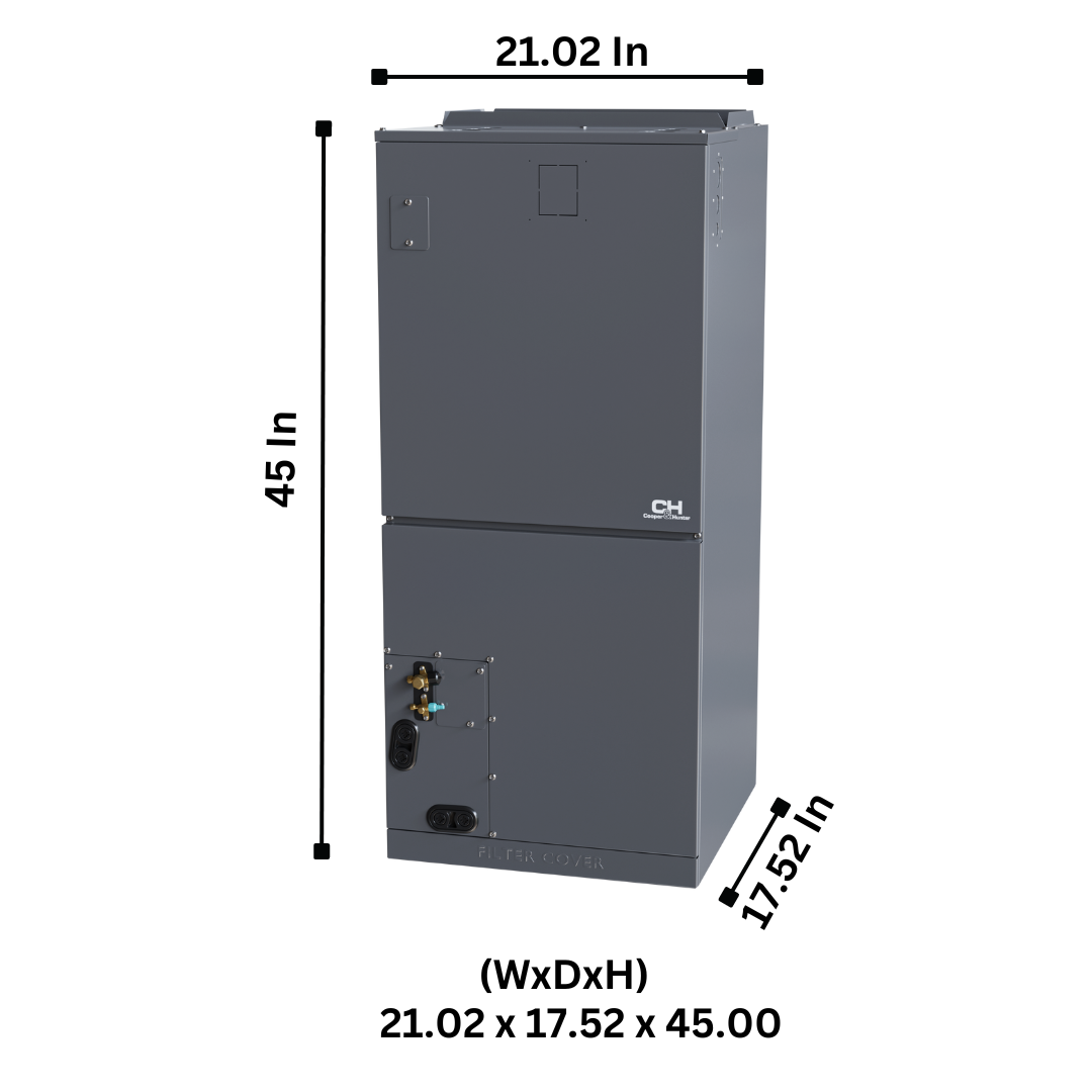 Cooper&Hunter Ducted High Efficiency Multi-position Air Handler Mini Split AC Indoor Unit – 18000 BTU