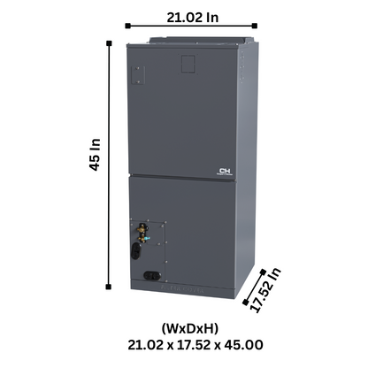 Cooper&Hunter Ducted High Efficiency Multi-position Air Handler Mini Split AC Indoor Unit – 30000 BTU
