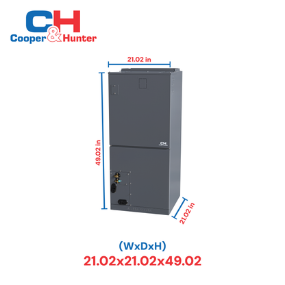 Cooper&Hunter 36,000 BTU Hyper High Efficiency Multi Position Air Handler Unit Ducted Heat Pump Split System R454B 230V